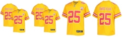 Nike Big Boys Clyde Edwards-Helaire Gold-Tone Kansas City Chiefs Inverted Team Game Jersey